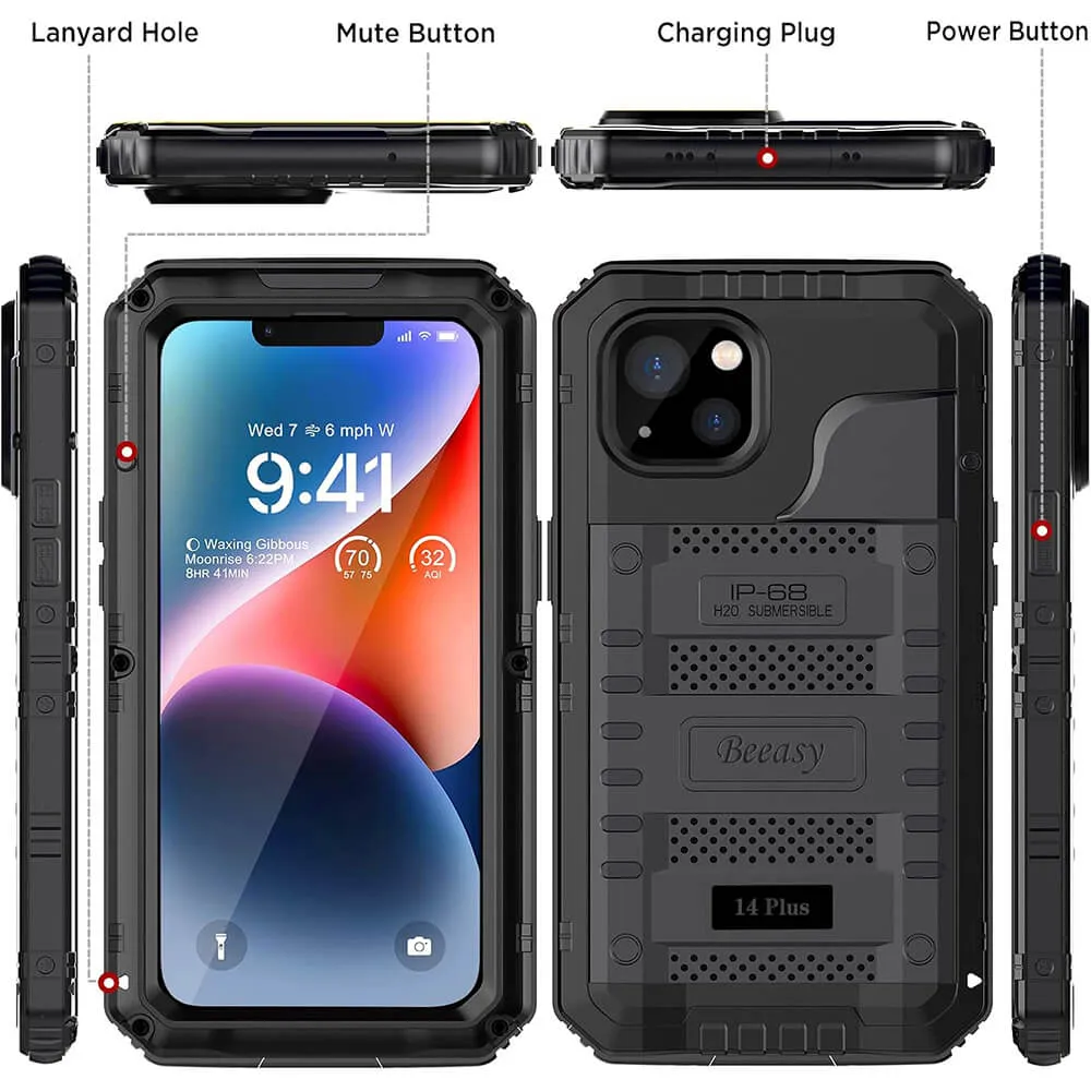 Beeasy iPhone 14 Series Waterproof Phone Cases | Dropproof