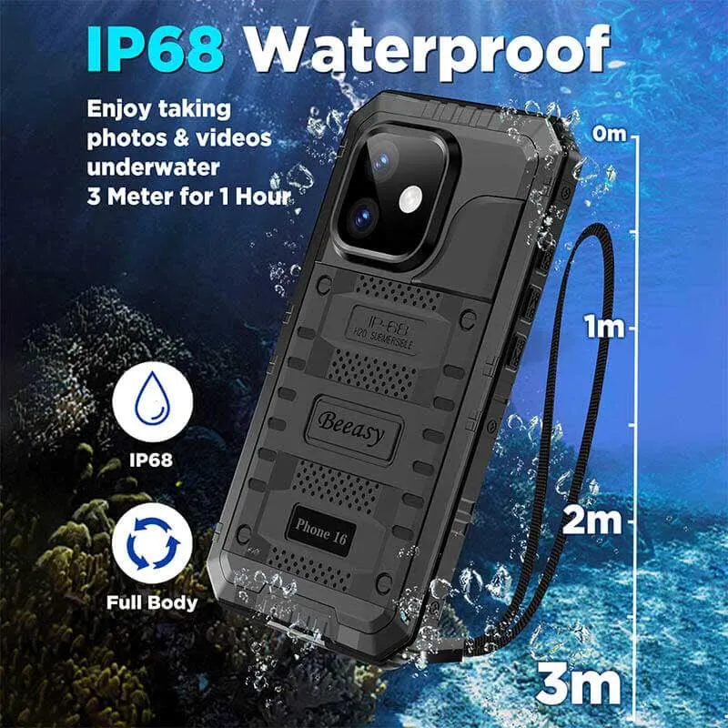 Beeasy iPhone 16 Pro Waterproof Case | Dropproof