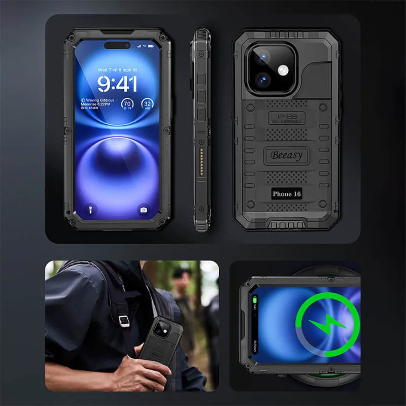 Beeasy iPhone 16 Pro Waterproof Case | Dropproof
