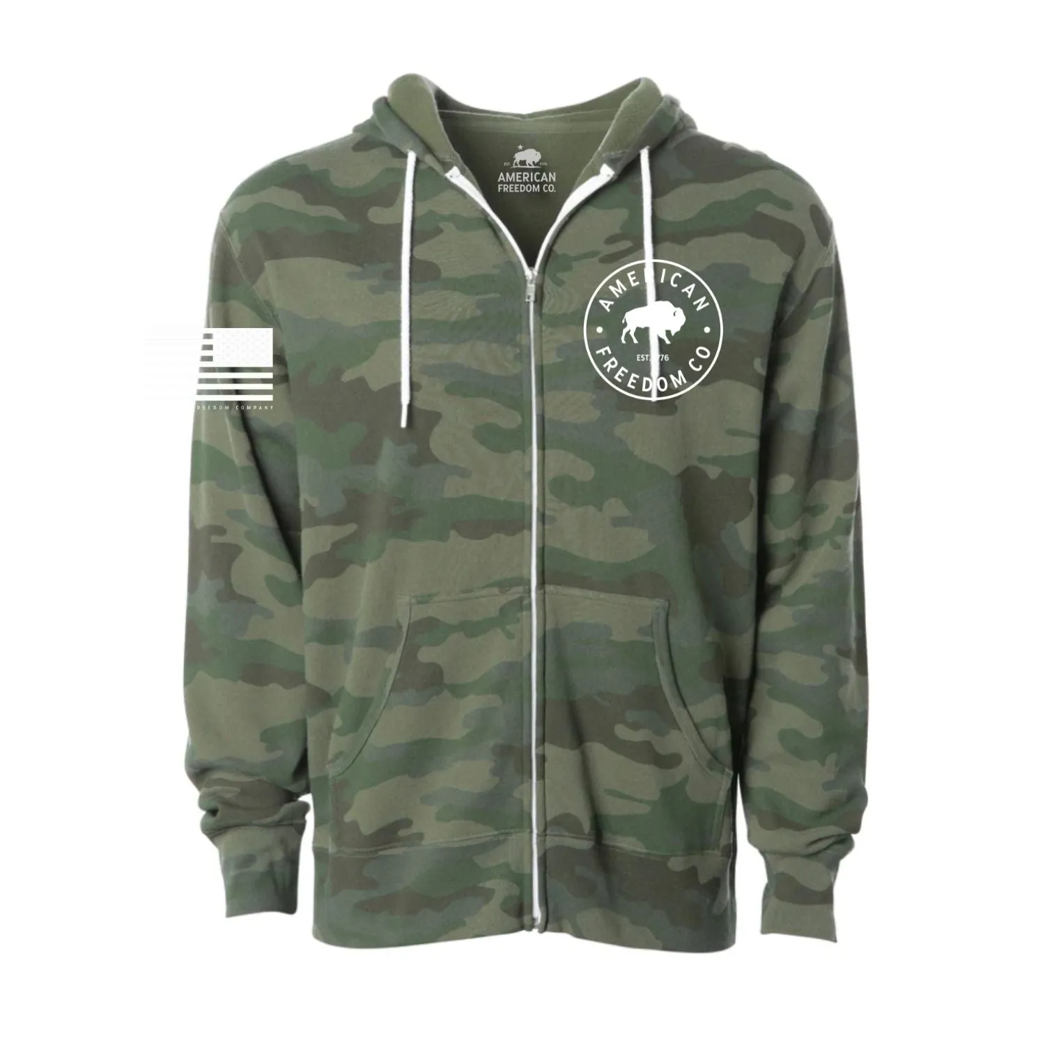 Bison Logo Zip Up (Unisex)