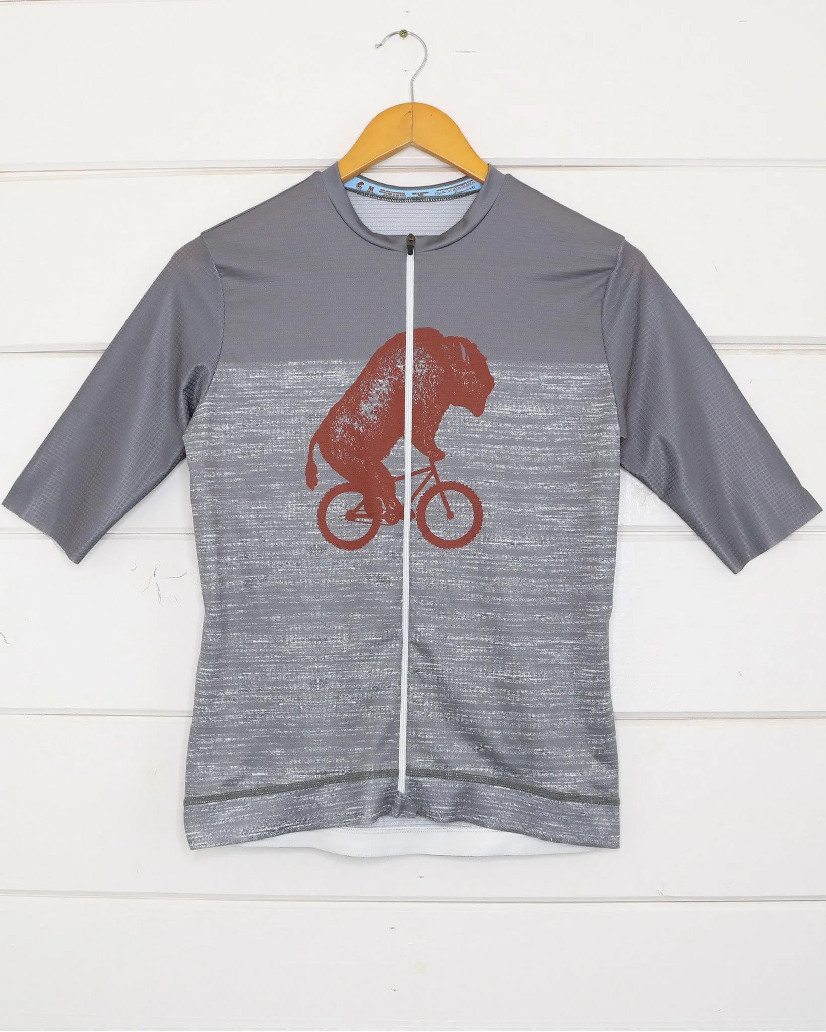Bison Zip-Up Racer Jersey
