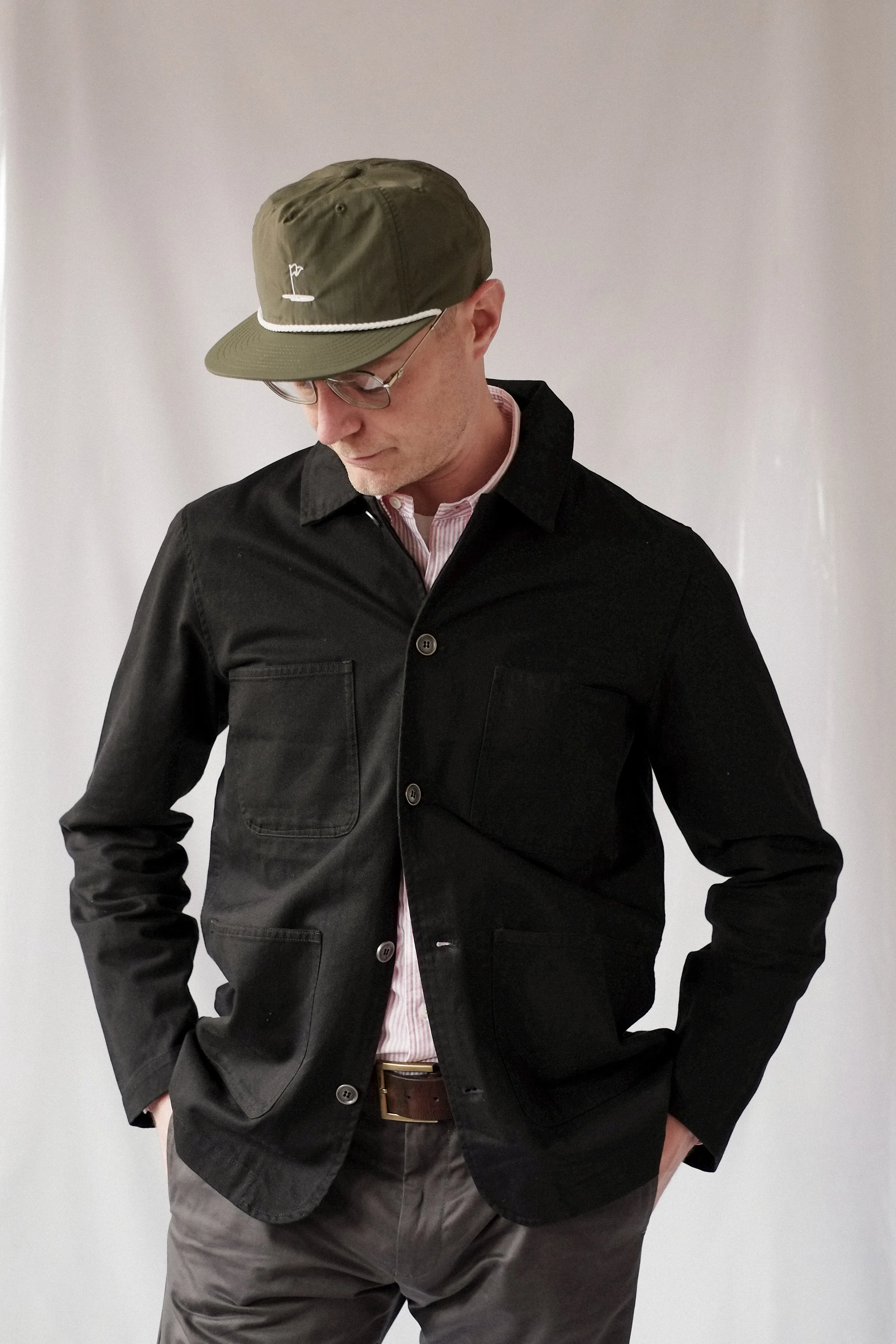 Black Cotton Ashford Jacket
