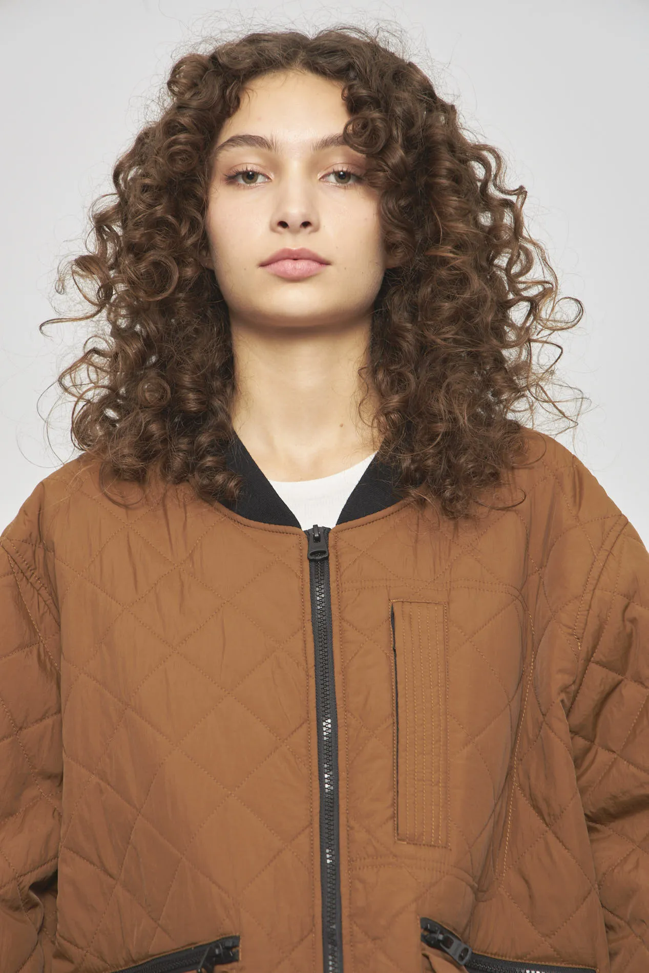 Bomber casual  café levis talla Xxl 466
