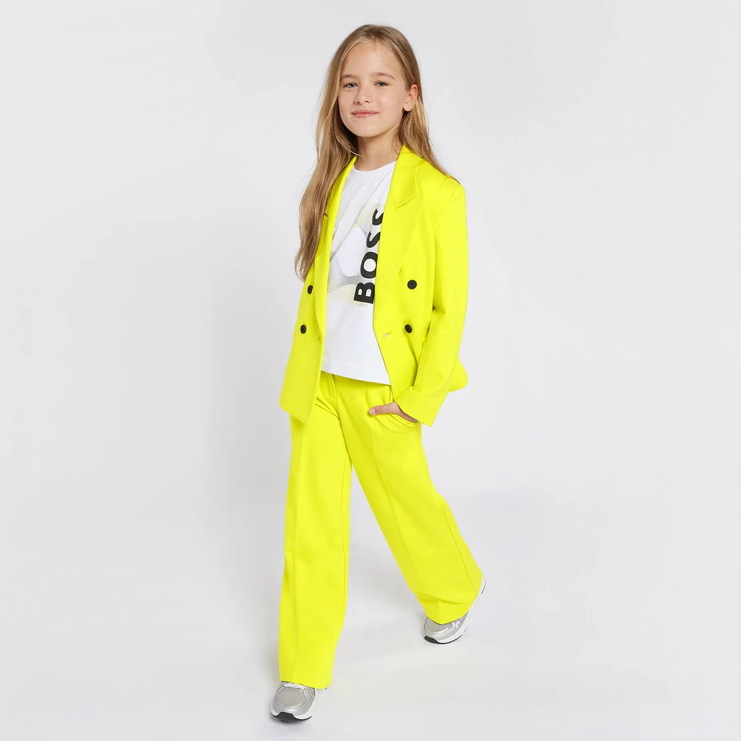 BOSS KIDSWEAR Lime Suit Jacket