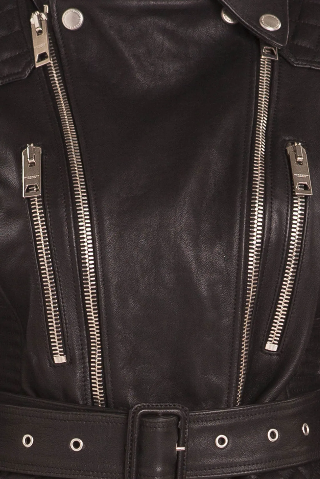 Burberry - Black Leather Quilted Jacket - IT 44