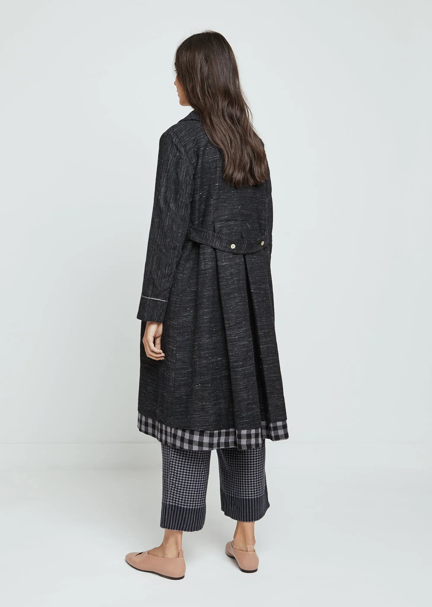 Checked Double Breasted Jacket