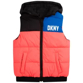 DKNY KIDS REVERSIBLE GILET