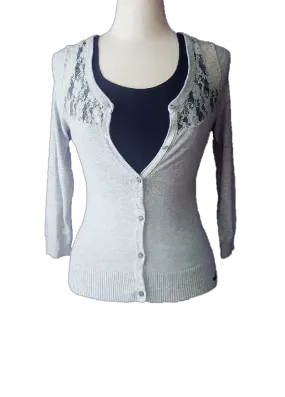 Hollister Sheer Lace Cardigan