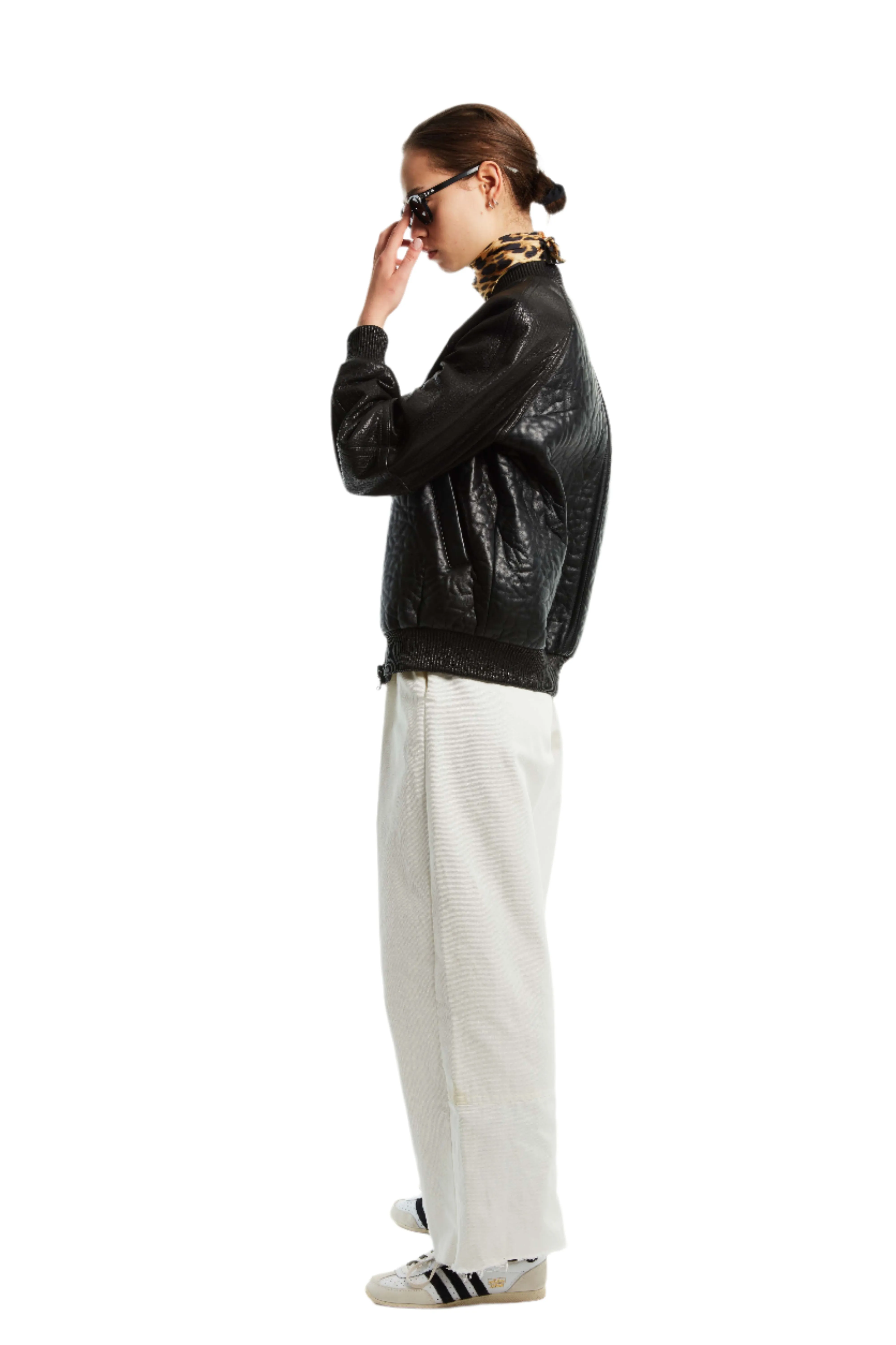 LASER BONDED MULTI-TEXTURE BOMBER