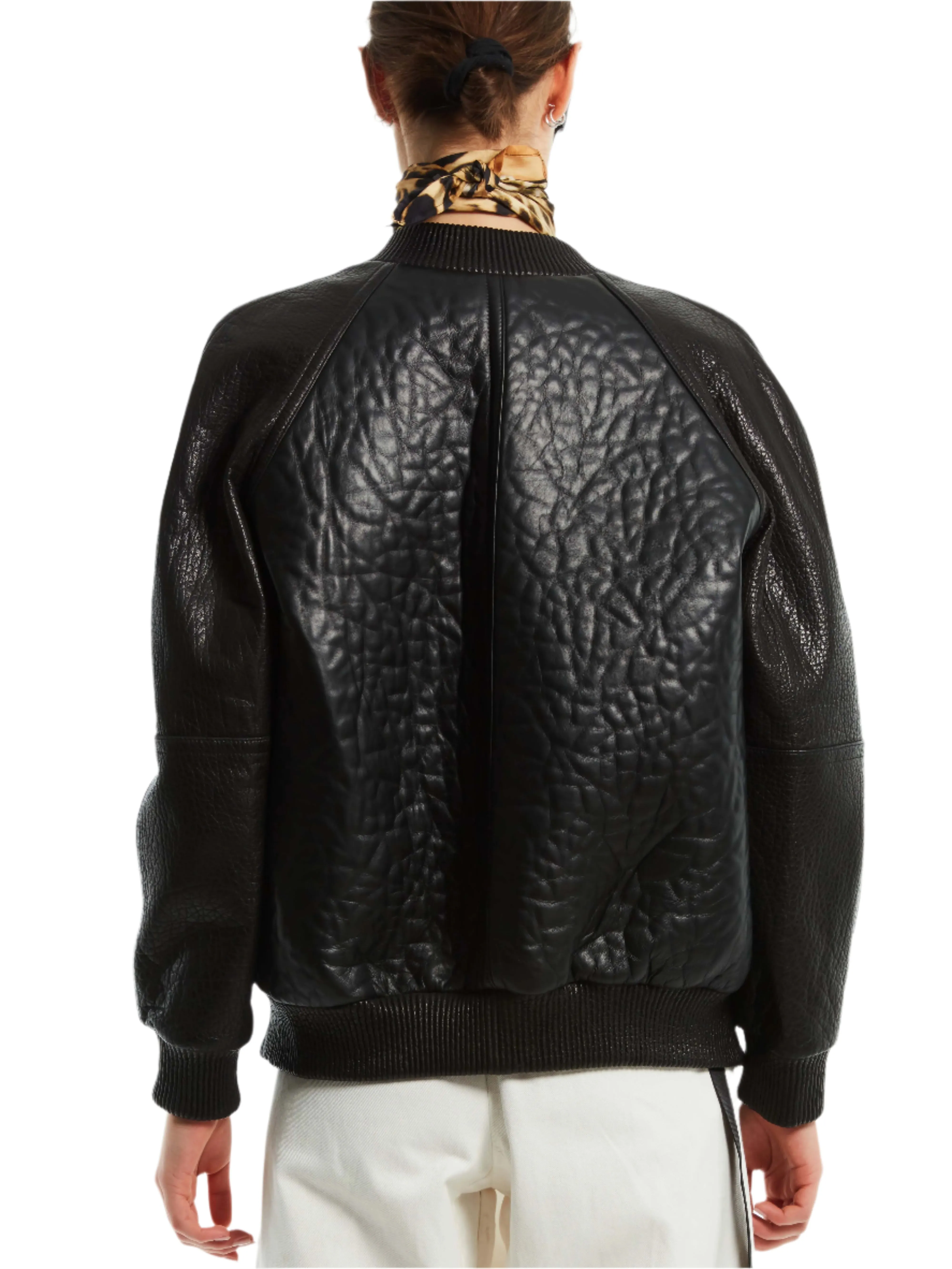 LASER BONDED MULTI-TEXTURE BOMBER