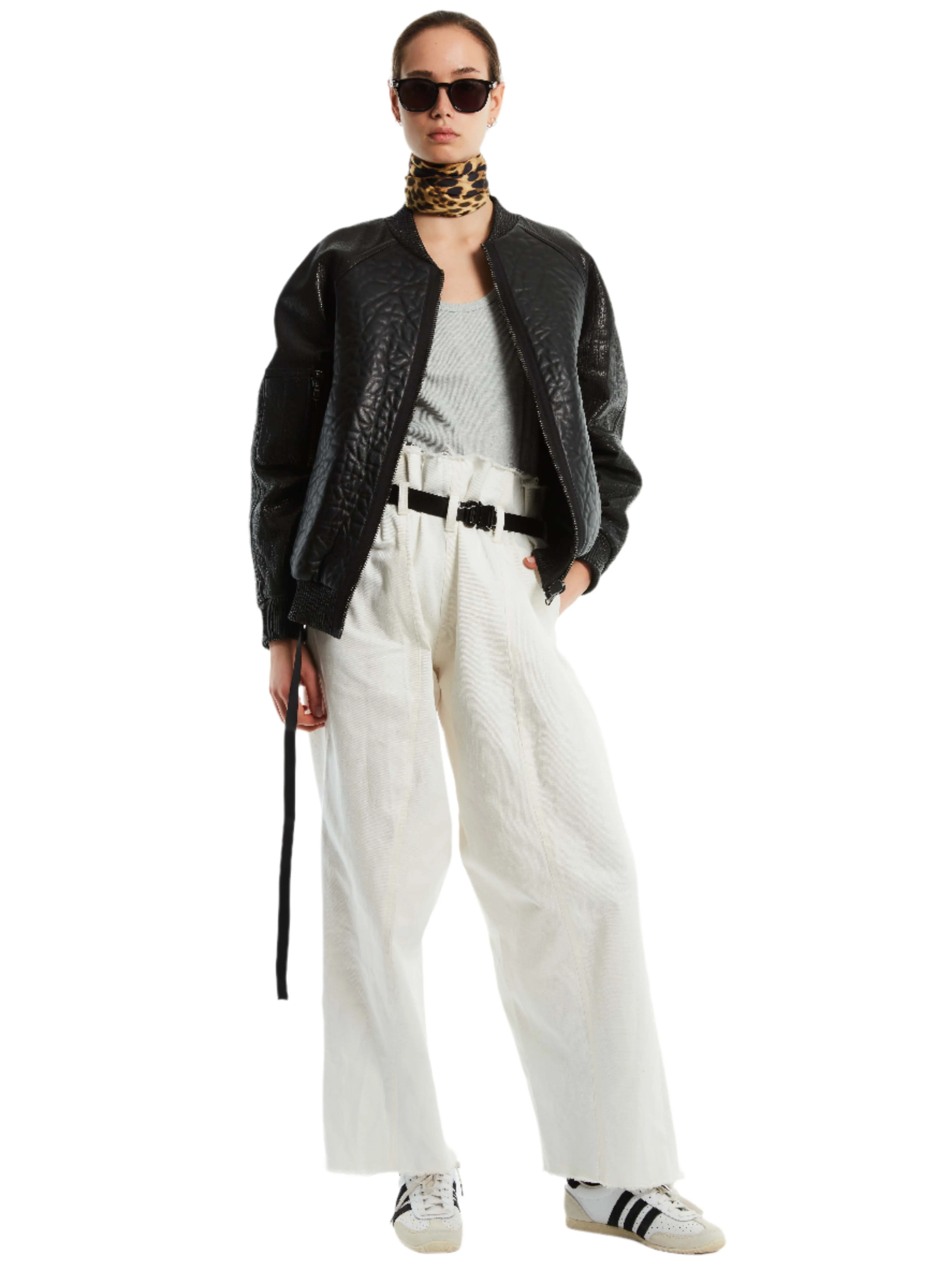 LASER BONDED MULTI-TEXTURE BOMBER