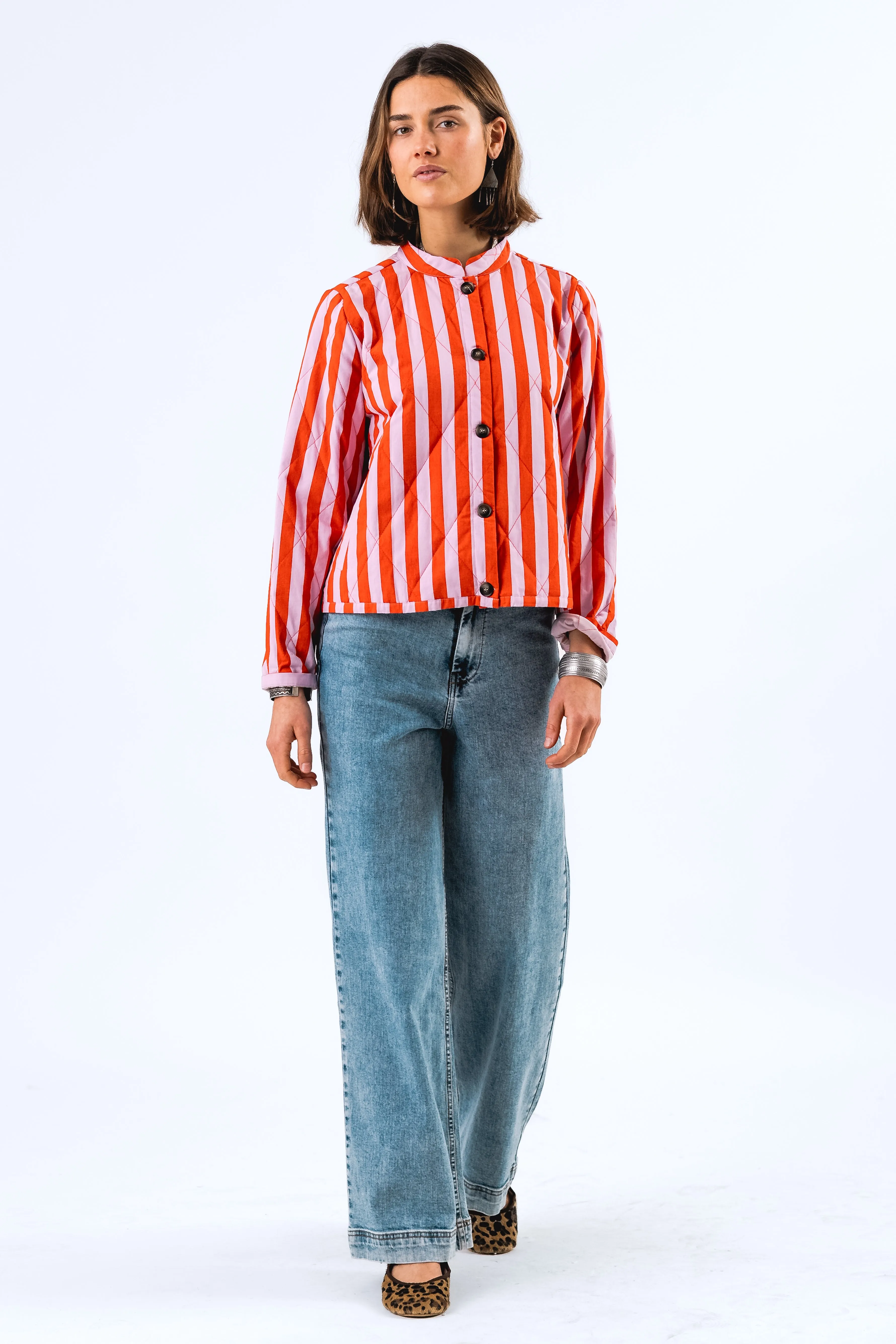 LOLLY'S LAUNDRY Pink Stripe Jacket
