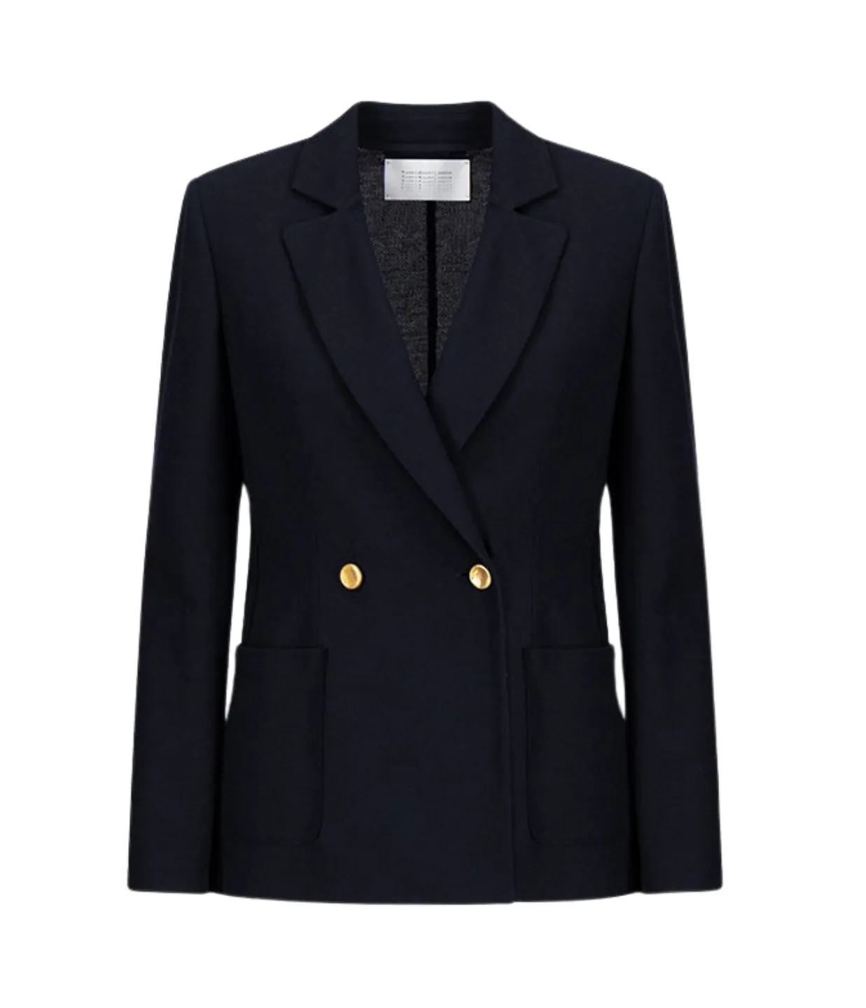 Loro Piano Double Breasted Blazer in Navy Blue
