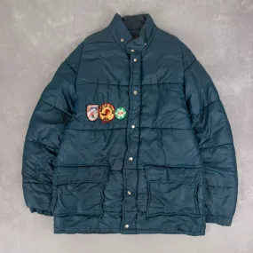 MEN'S VINTAGE 1980S PATCH QUILTED JACKET - MEDIUM