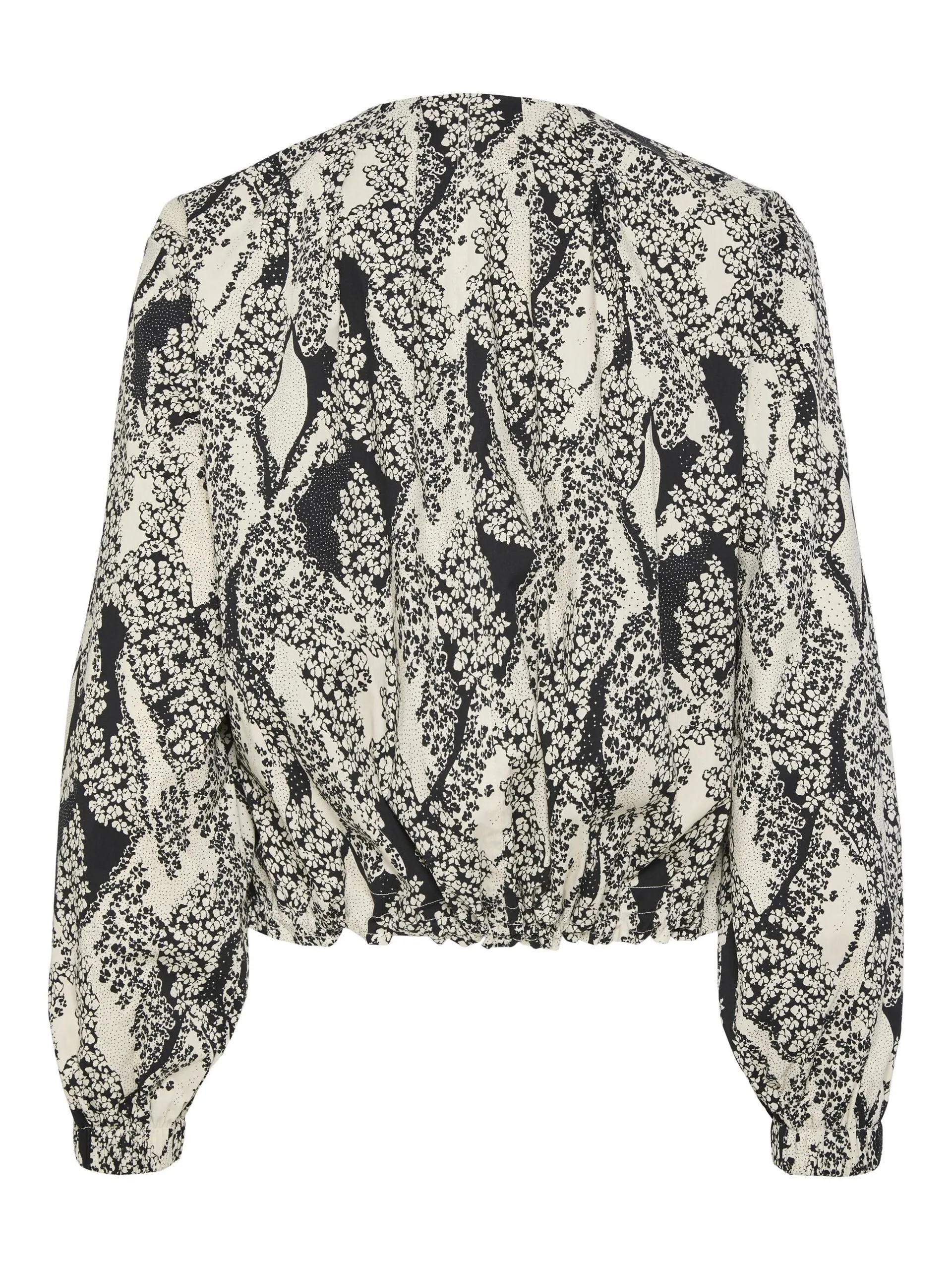 Mera Bomber Jacket - Black & Cream