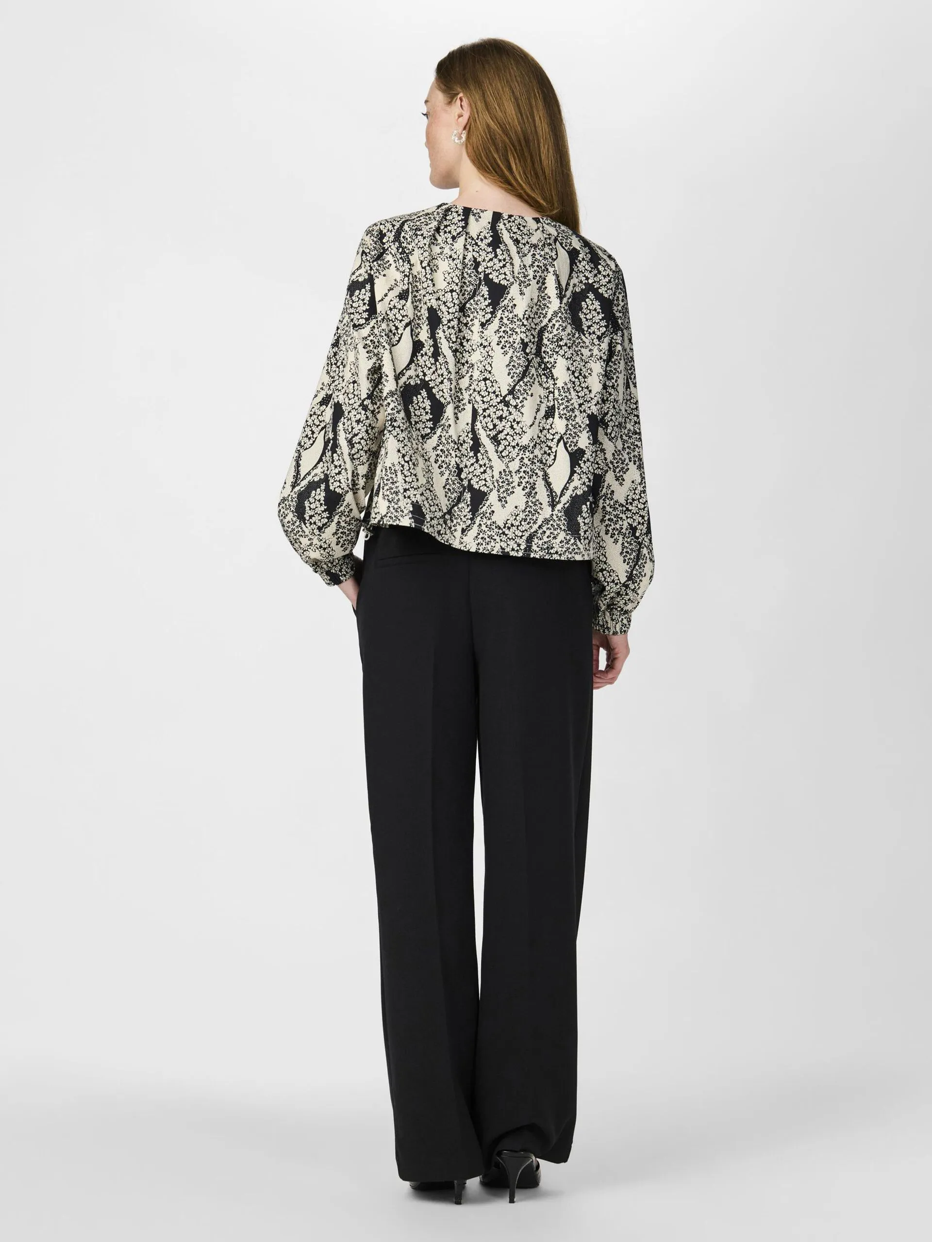 Mera Bomber Jacket - Black & Cream