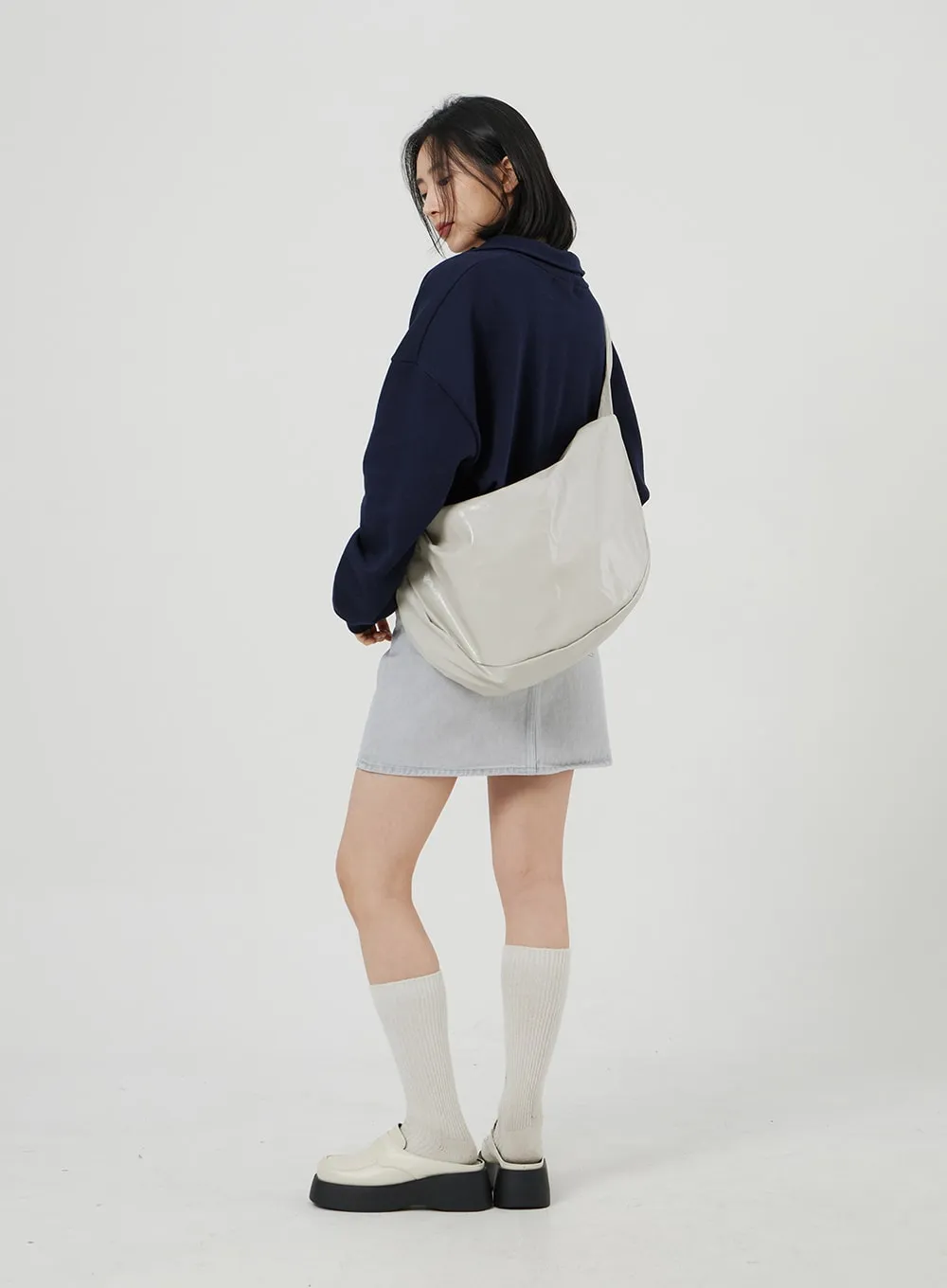 Oversized Half Zip-Up OF316