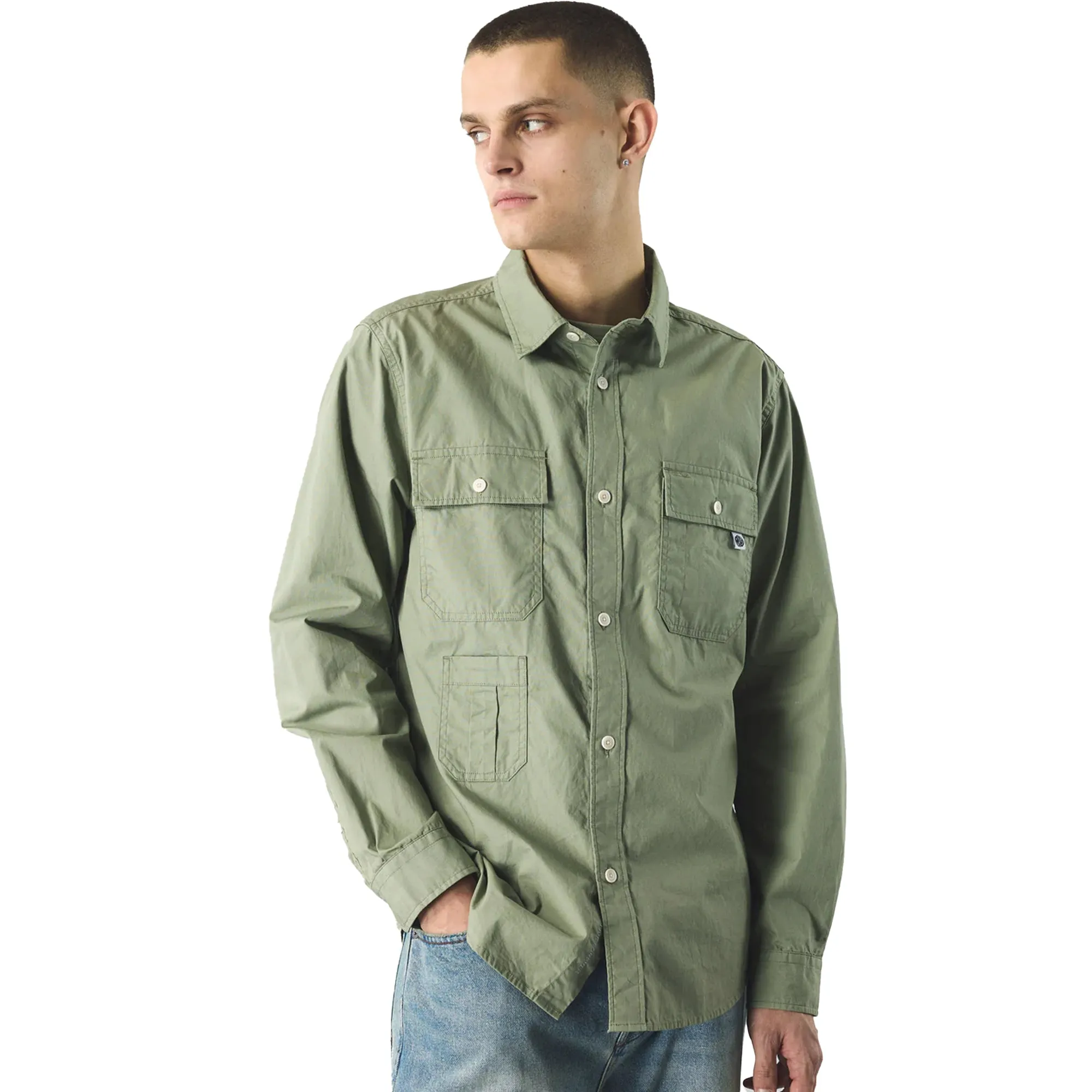 Pretty Green Brentwood Shirt Green