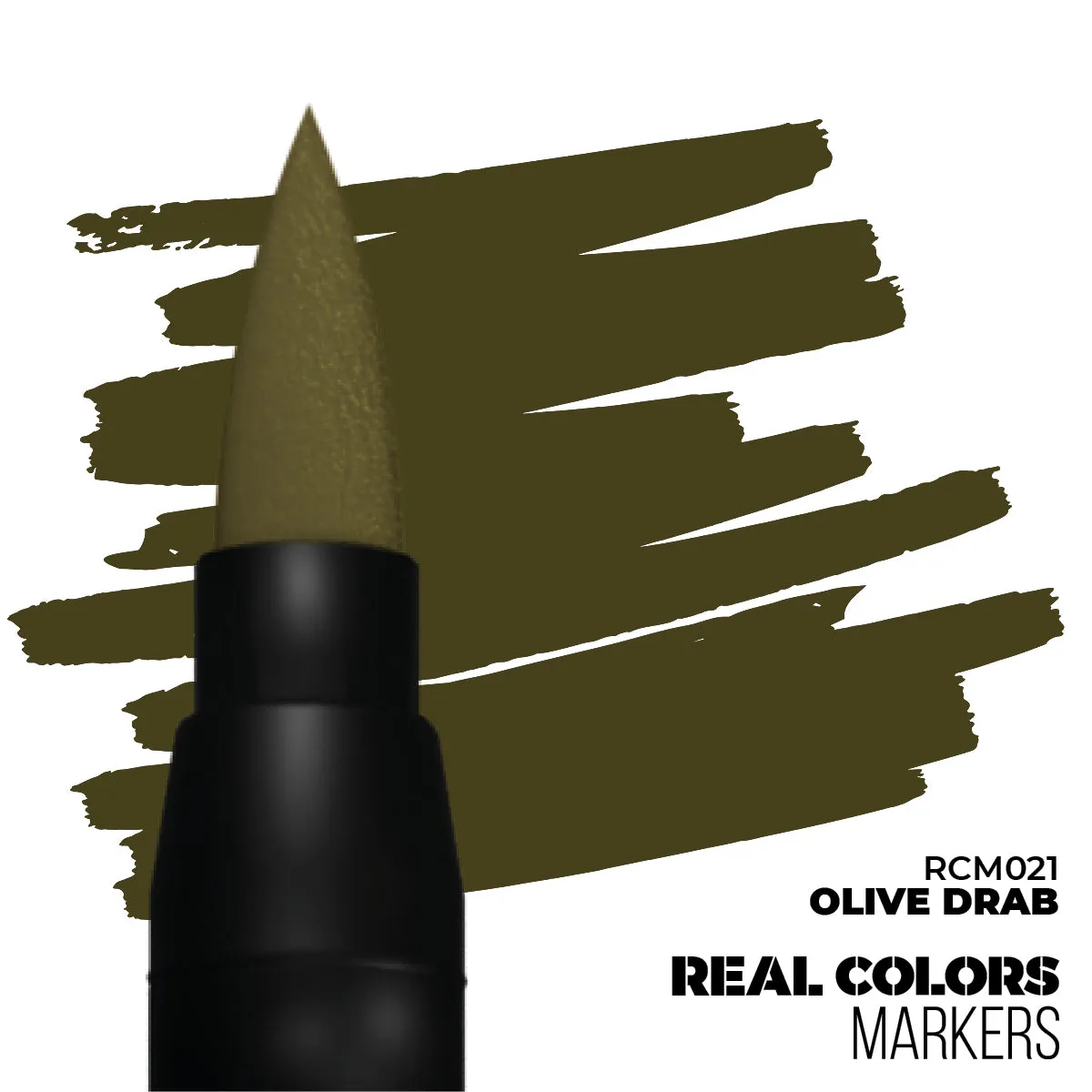 RCM021 Real Colors Markers - Olive Drab