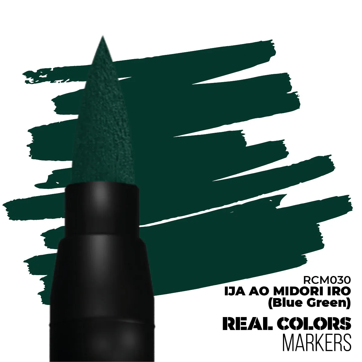 RCM030 Real Colors Markers - IJA Ao Midori Iro (Blue Green)
