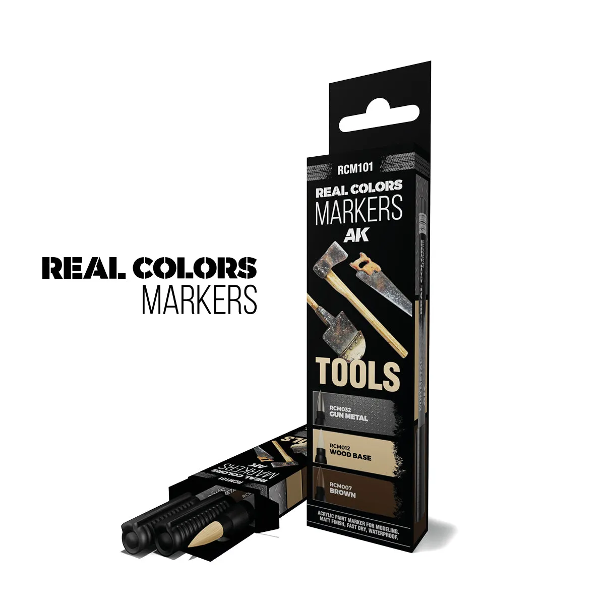 RCM101 Real Colors Markers - Tools RC Markers Set (Pack Of 3)