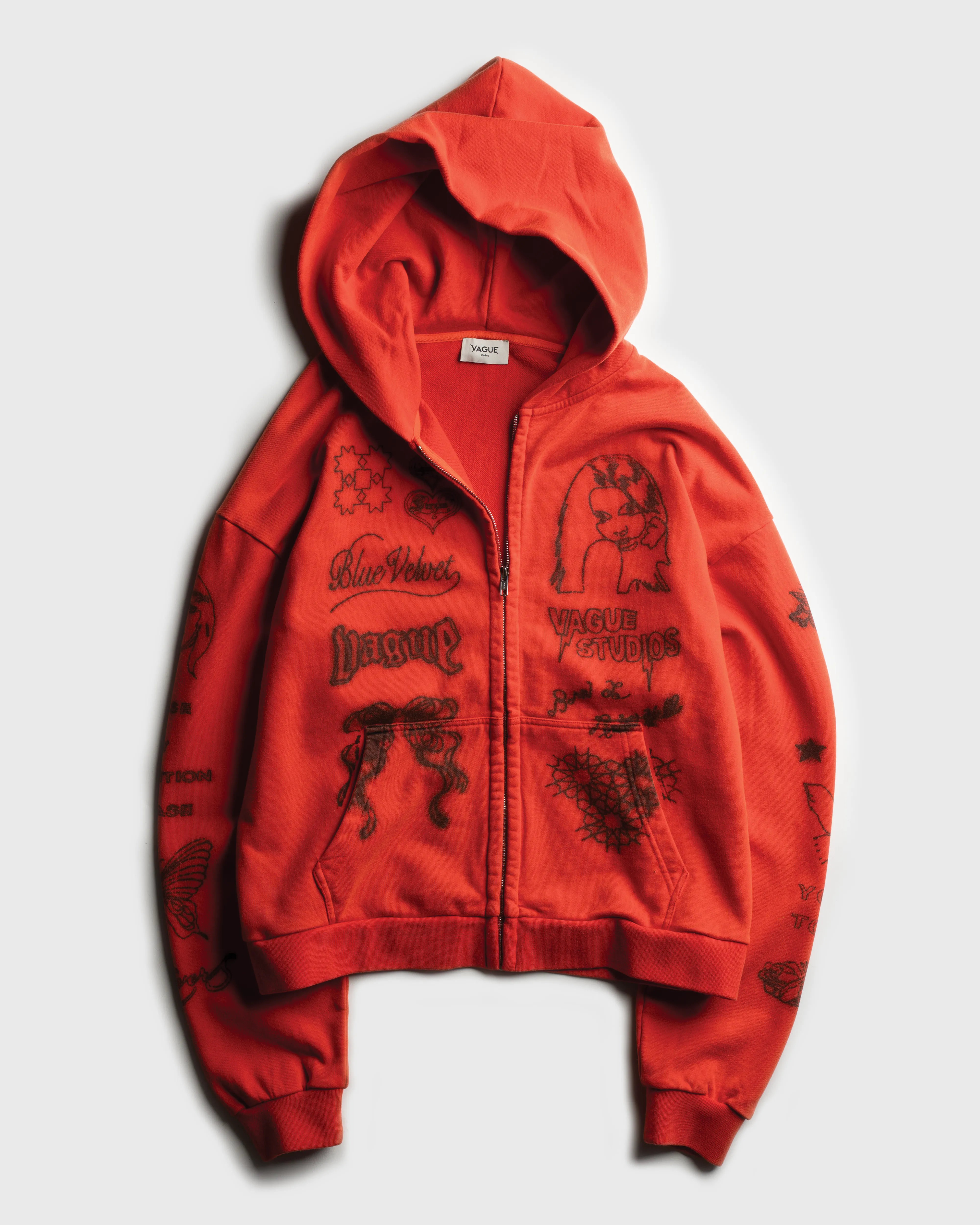 SKIN DEEP ZIP UP [RED]