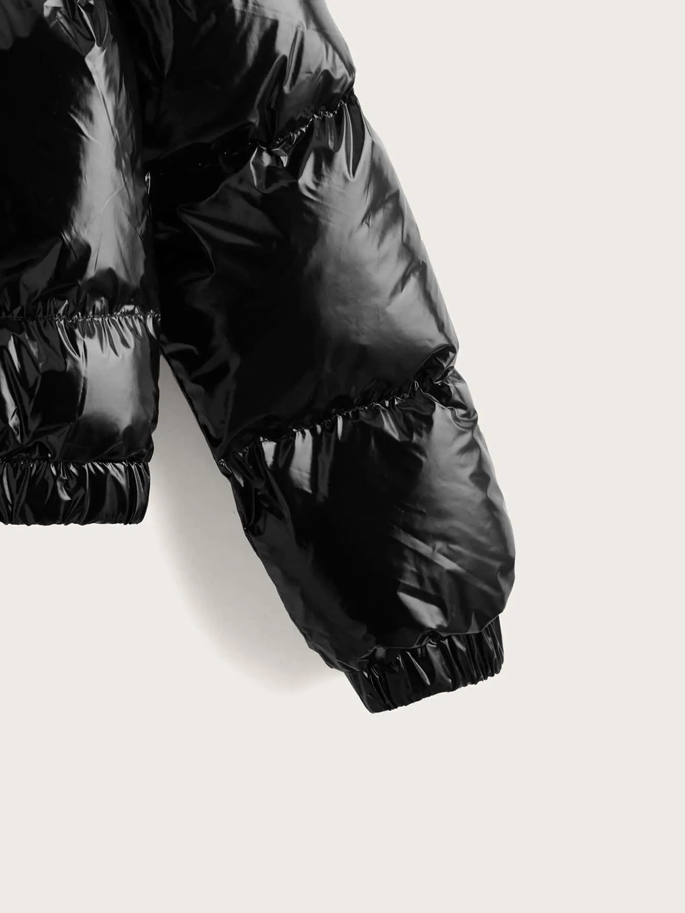 Solid Zip Front Puffer Coat FW23