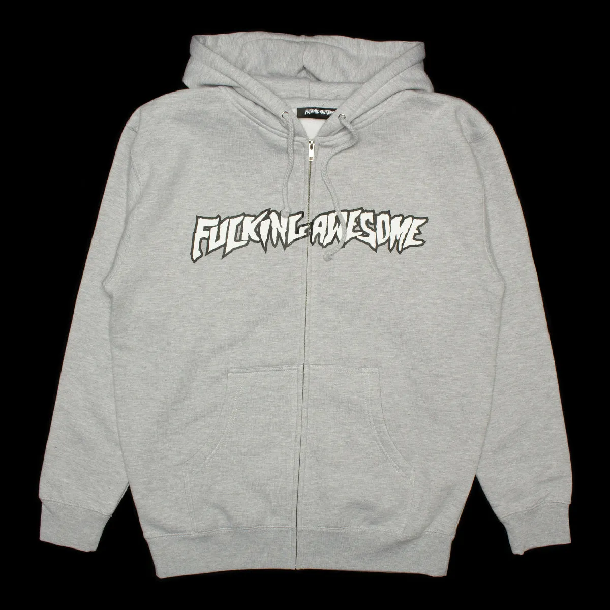 Stamp Logo Zip-Up Hoodie