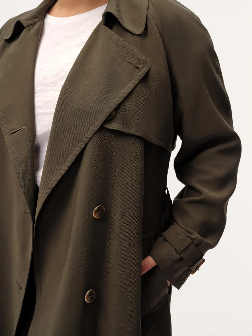 The Effortless Drape Trench