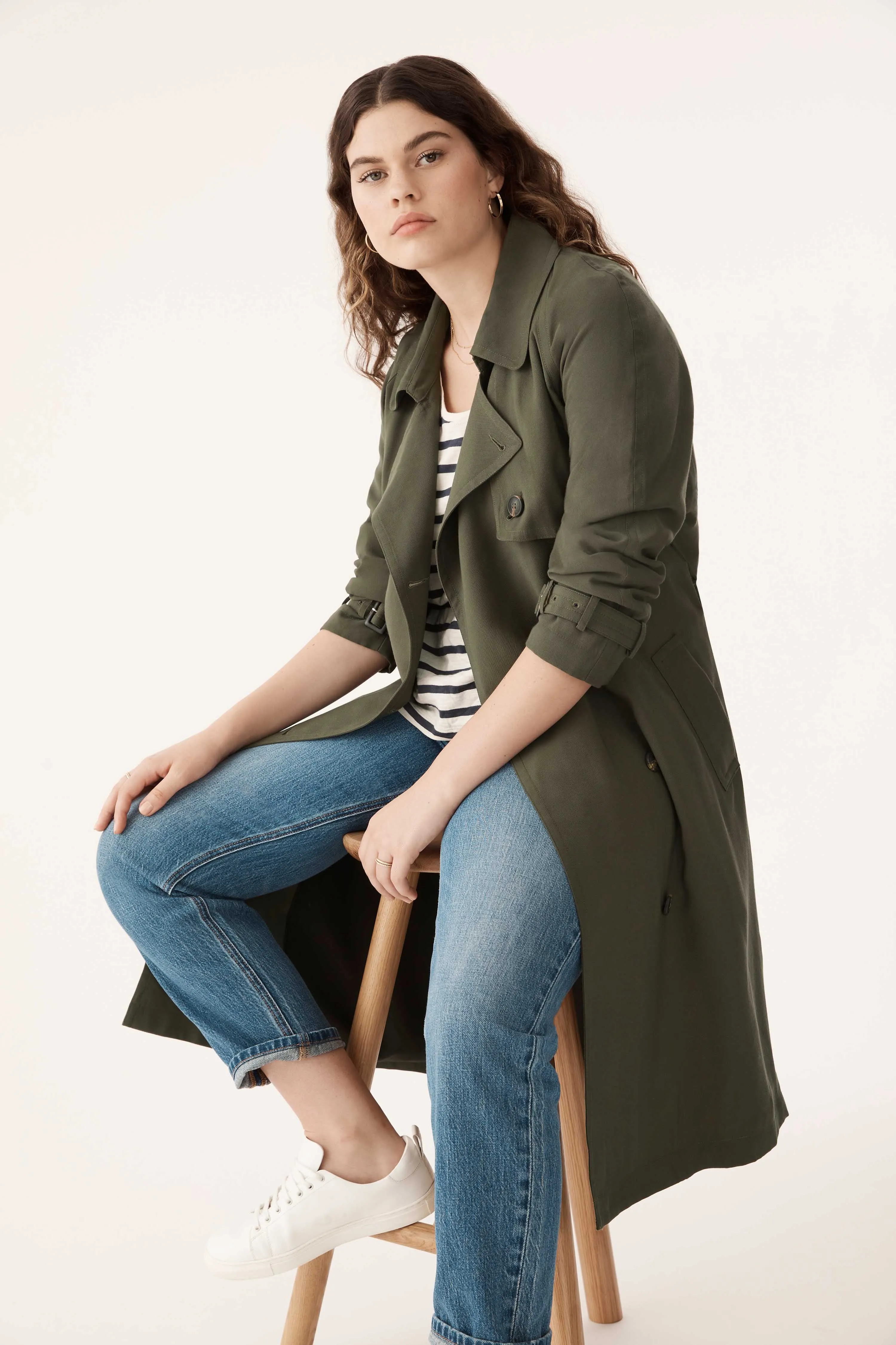 The Effortless Drape Trench