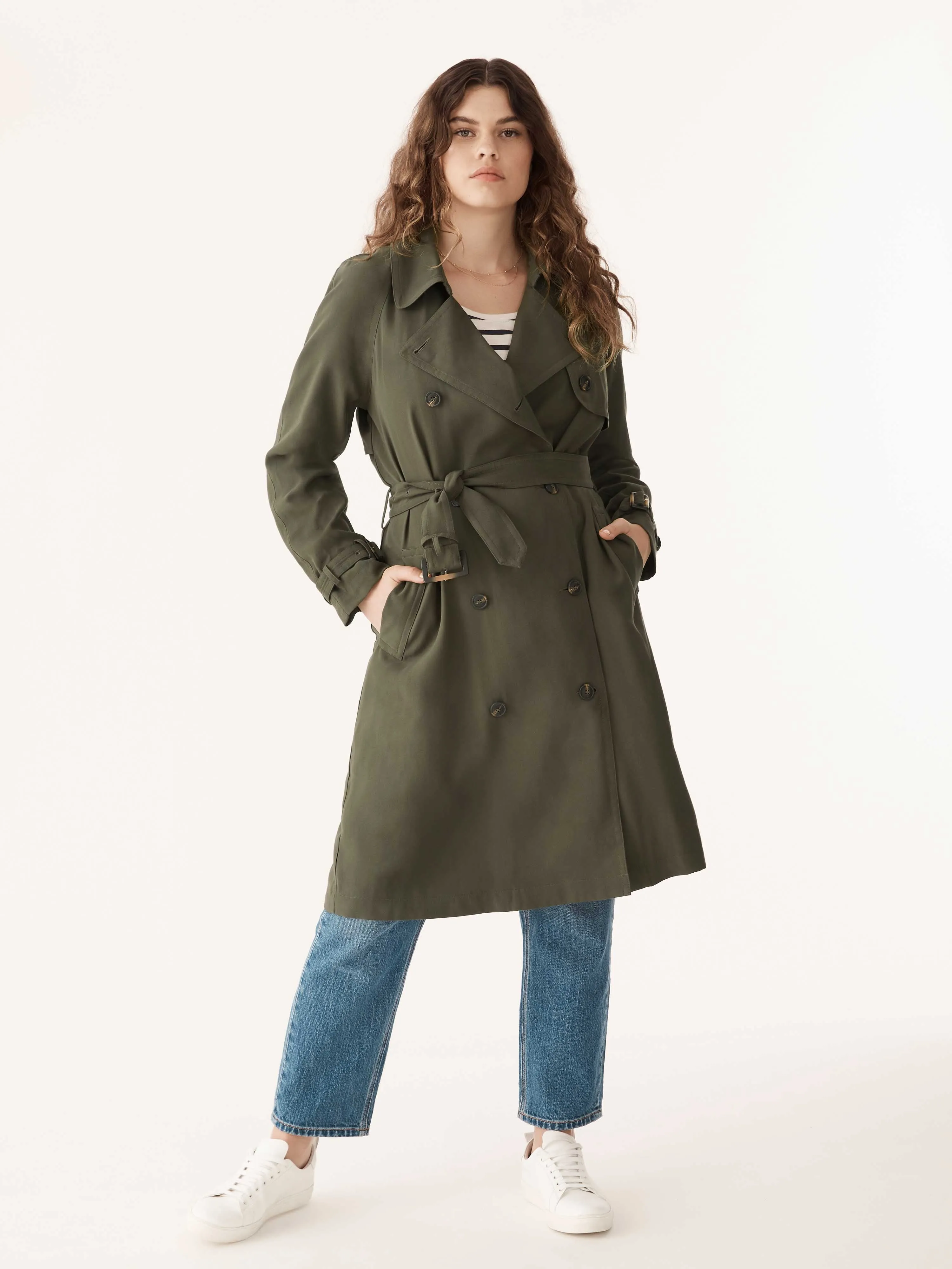 The Effortless Drape Trench