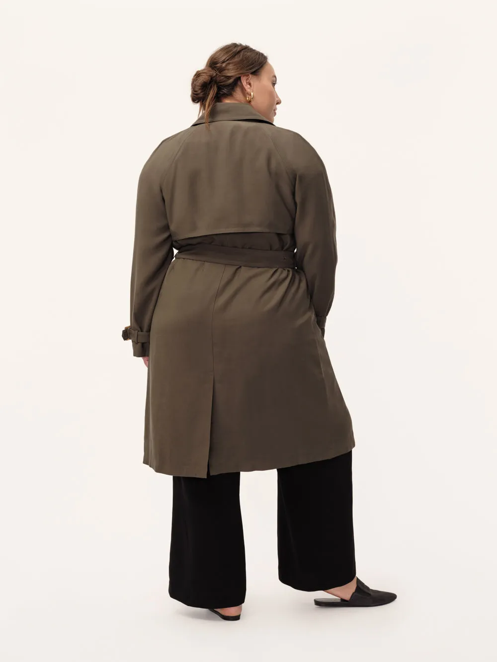 The Effortless Drape Trench