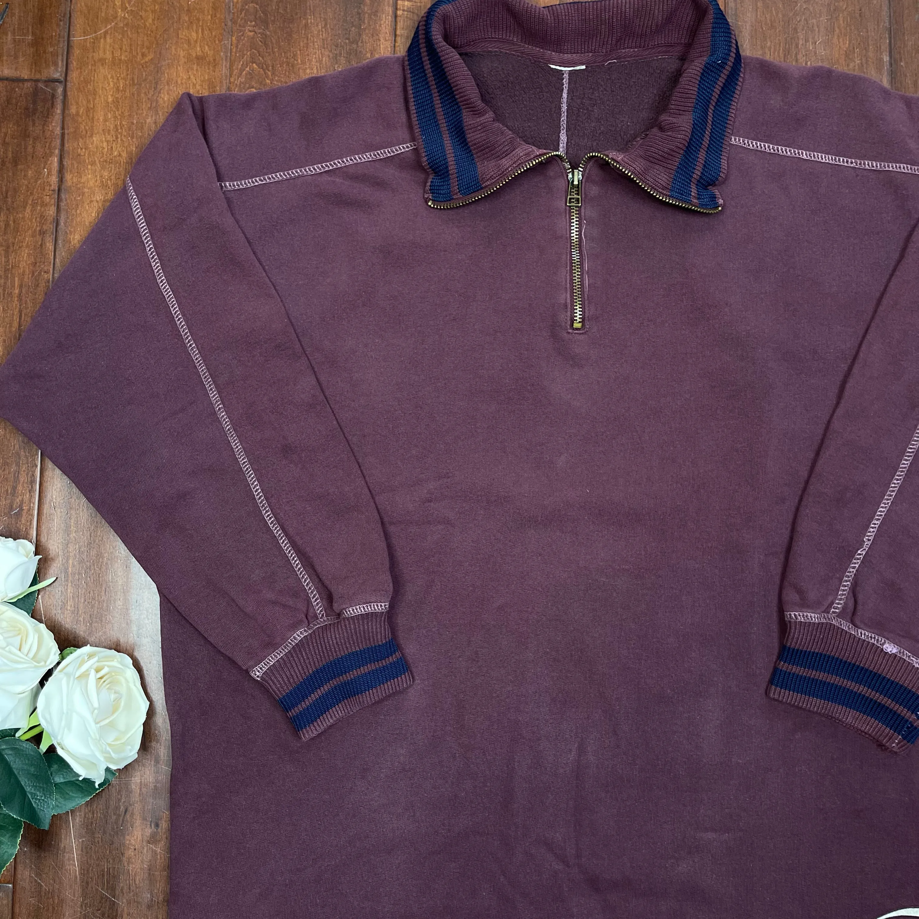 THRIFTED LEVI’S POLO ZIP-UP