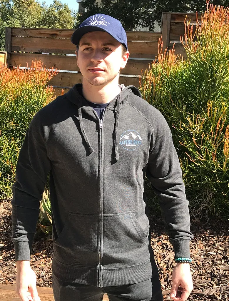 Unisex Retro Zip Up Hoodie