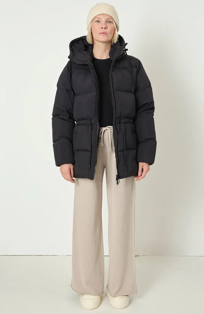 Vervier puffer jas zwart