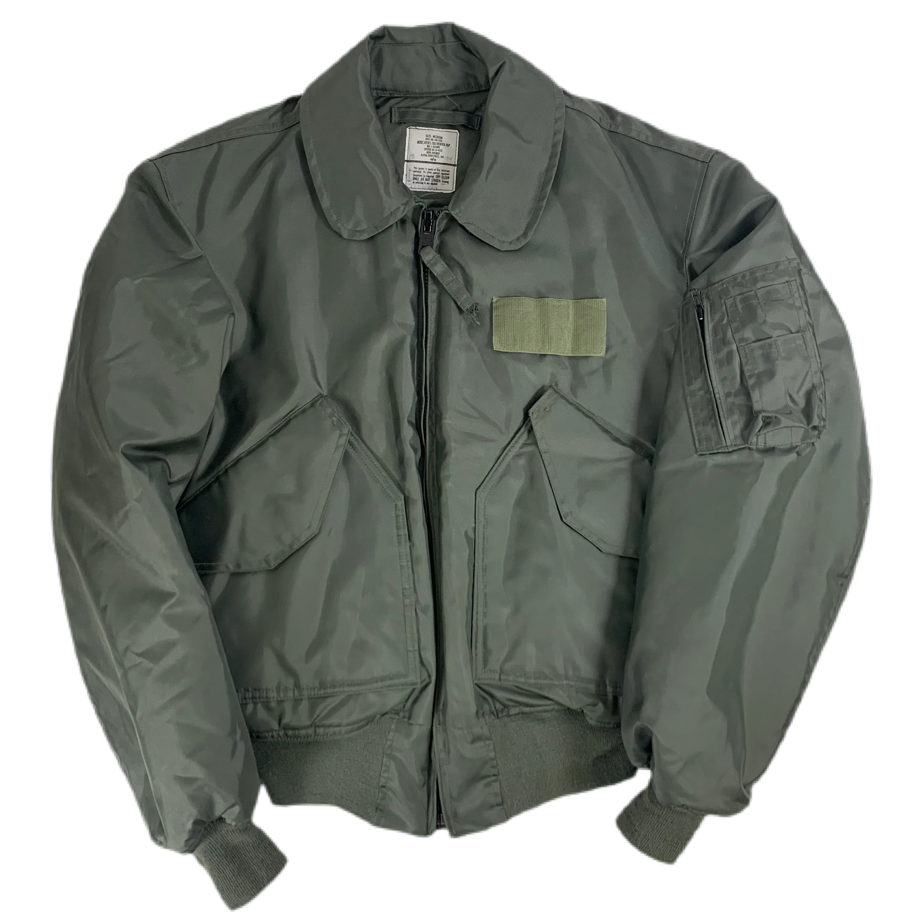 Vintage Alpha Industries "Cold Weather" Flyer's Jacket 45/p